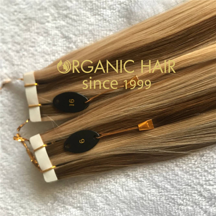 Piano color tape in hair extensions with high quality C82